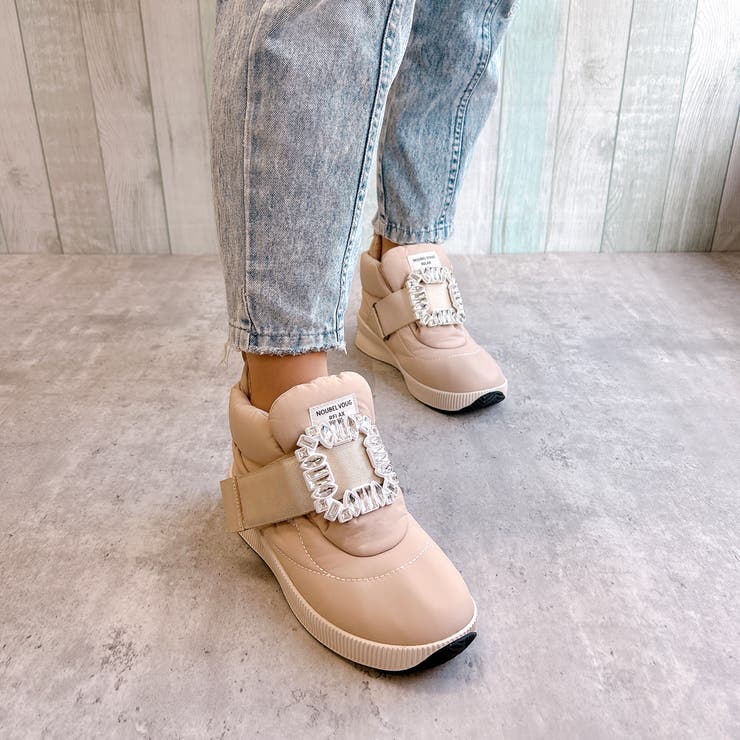 3WAY ビジューバックル もこもこボリューム 撥水スニーカー | Noubel Voug Relax | 詳細画像13 