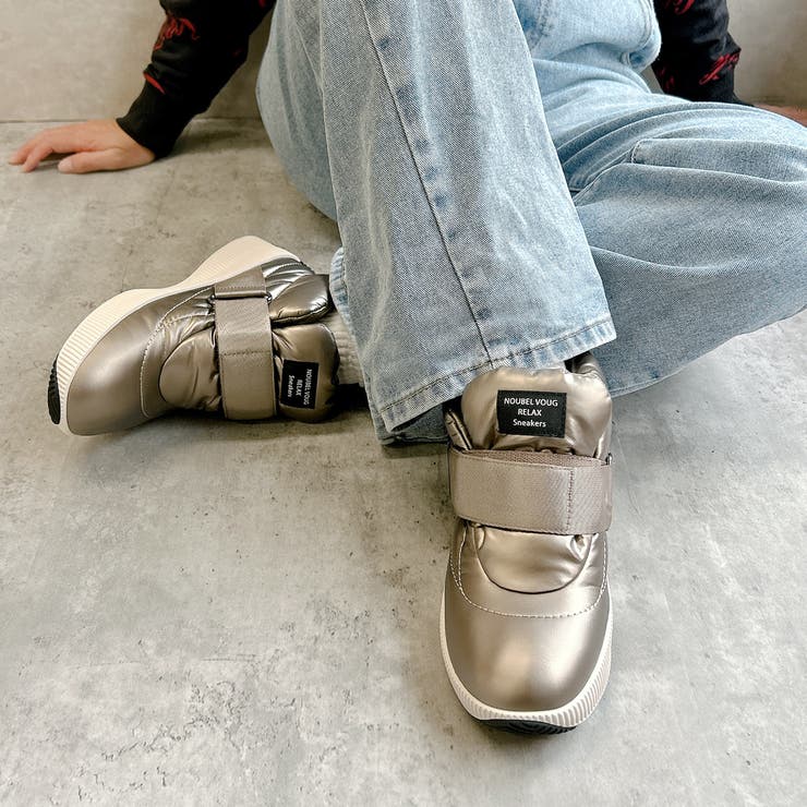3WAY ビジューバックル もこもこボリューム 撥水スニーカー | Noubel Voug Relax | 詳細画像22 