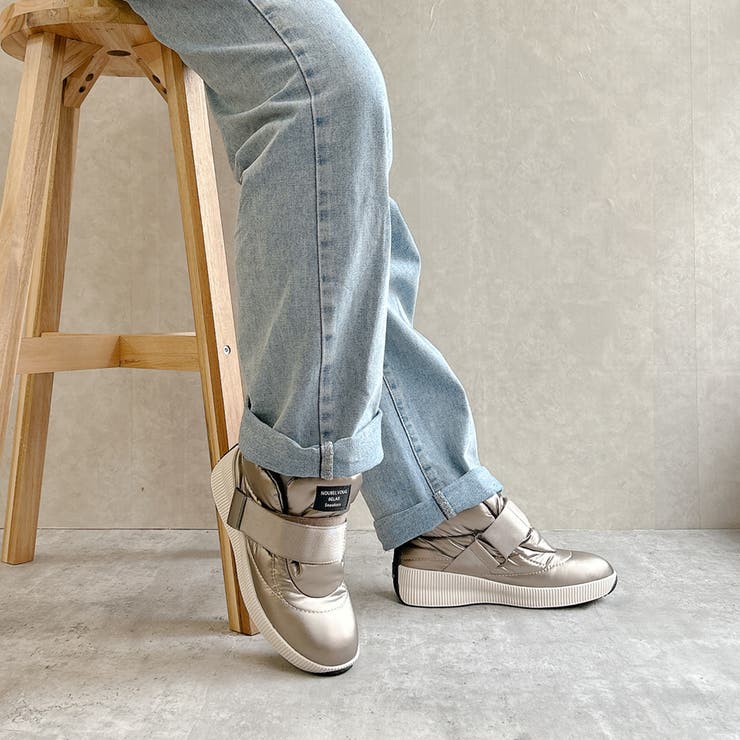 3WAY ビジューバックル もこもこボリューム 撥水スニーカー | Noubel Voug Relax | 詳細画像24 