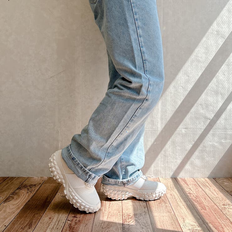 軽量ボリュームソールビジューバックルスニーカー | Noubel Voug Relax | 詳細画像23 