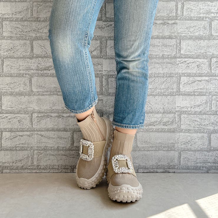 ビジューニットブーツ | Noubel Voug Relax | 詳細画像12 