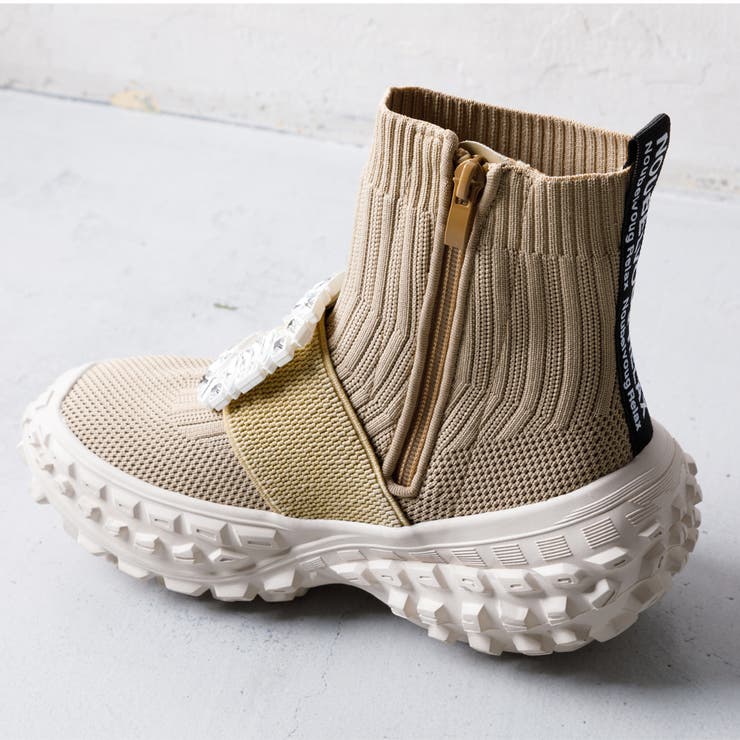 ビジューニットブーツ | Noubel Voug Relax | 詳細画像8 