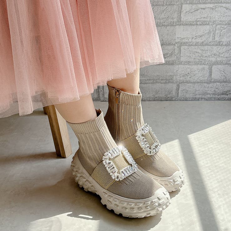 ビジューニットブーツ | Noubel Voug Relax | 詳細画像9 