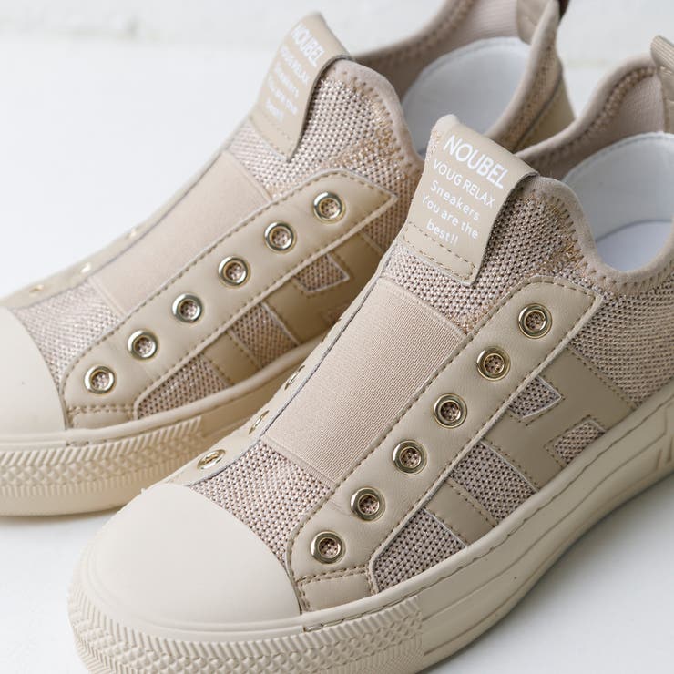 柔らかニット甲ゴム快適スニーカー | Noubel Voug Relax | 詳細画像21 