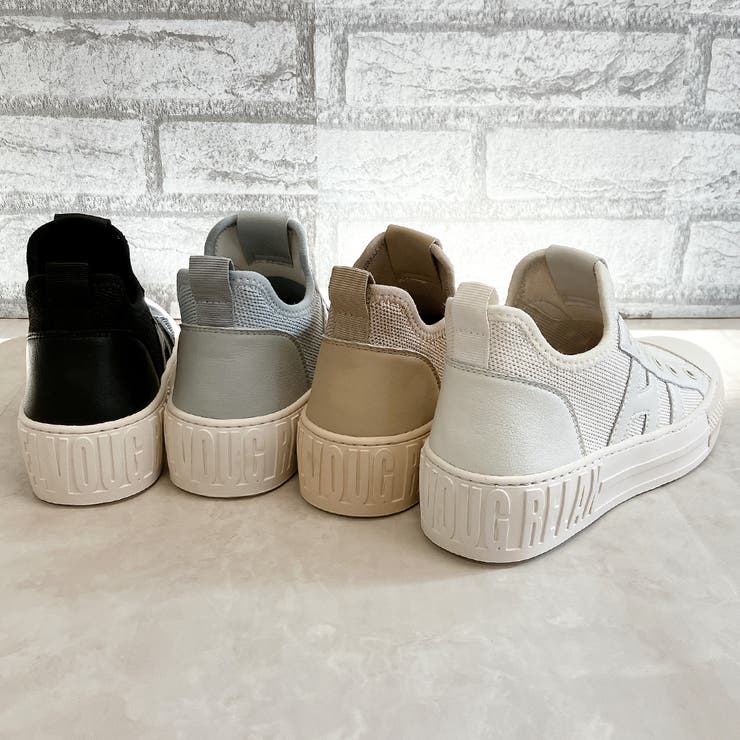 柔らかニット甲ゴム快適スニーカー | Noubel Voug Relax | 詳細画像3 