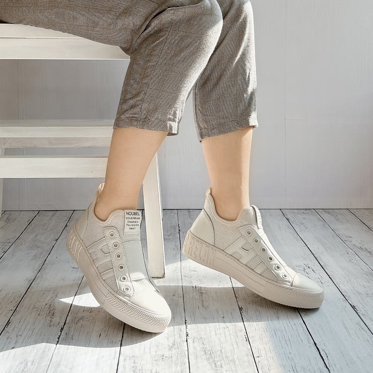 柔らかニット甲ゴム快適スニーカー | Noubel Voug Relax | 詳細画像9 