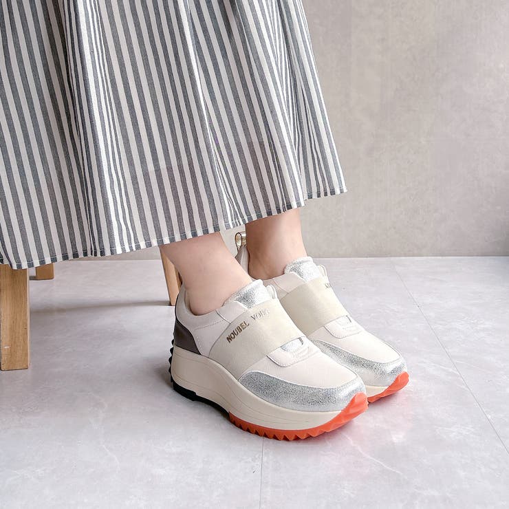 上品スニーカー サッと履ける 厚底 スタイリッシュスニーカー | Noubel Voug Relax | 詳細画像15 