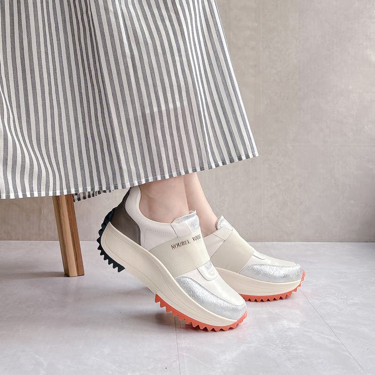 上品スニーカー サッと履ける 厚底 スタイリッシュスニーカー | Noubel Voug Relax | 詳細画像16 