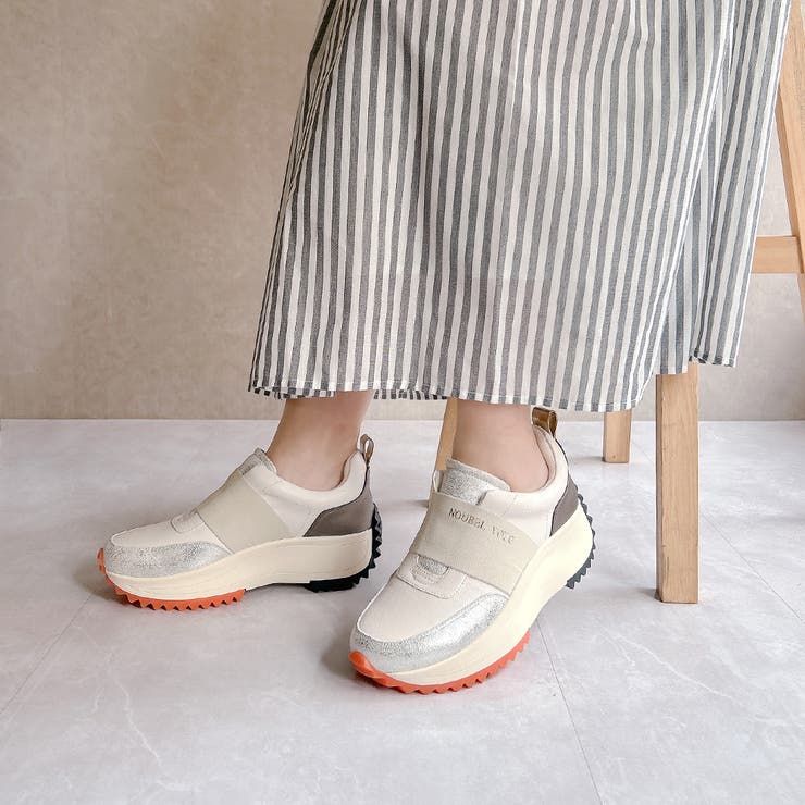 上品スニーカー サッと履ける 厚底 スタイリッシュスニーカー | Noubel Voug Relax | 詳細画像17 