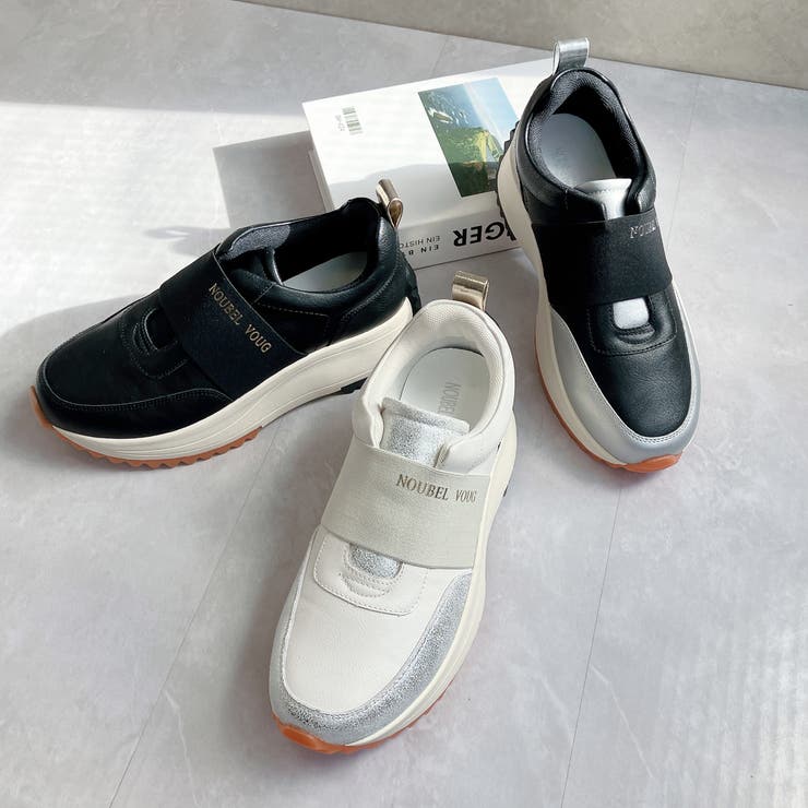 上品スニーカー サッと履ける 厚底 スタイリッシュスニーカー | Noubel Voug Relax | 詳細画像4 