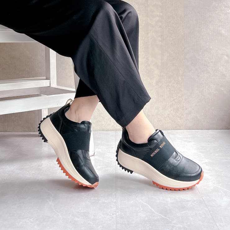 上品スニーカー サッと履ける 厚底 スタイリッシュスニーカー | Noubel Voug Relax | 詳細画像8 