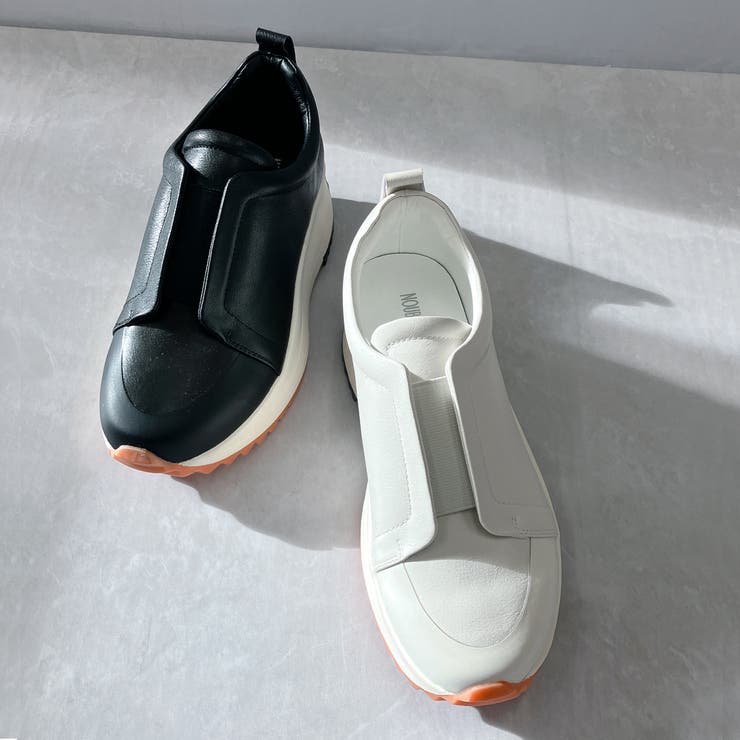 厚底 カジュアル スリッポン スニーカー | Noubel Voug Relax | 詳細画像4 