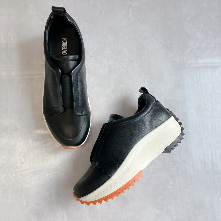 厚底 カジュアル スリッポン スニーカー | Noubel Voug Relax | 詳細画像7 