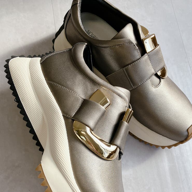 上品スニーカー メタルモチーフ 厚底スニーカー | Noubel Voug Relax | 詳細画像11 