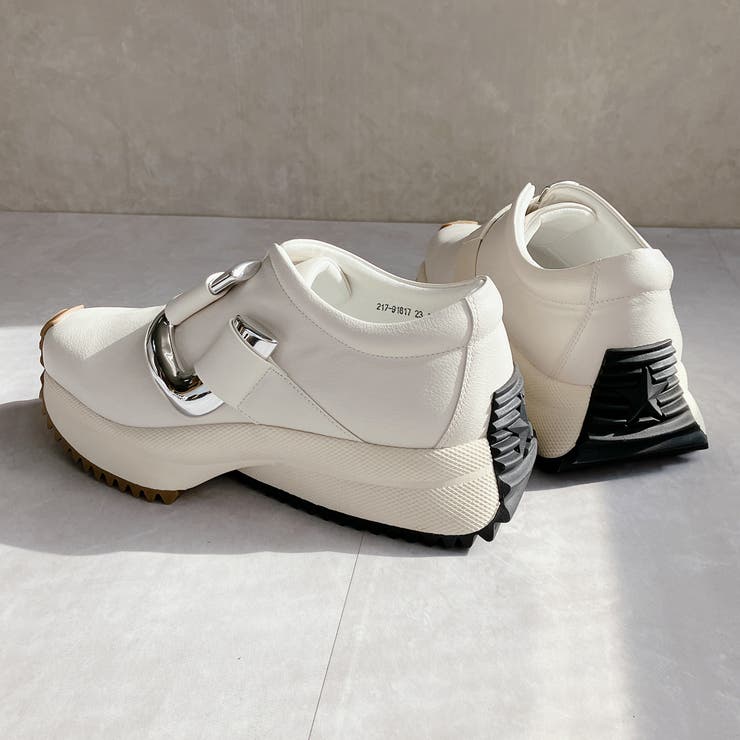 上品スニーカー メタルモチーフ 厚底スニーカー | Noubel Voug Relax | 詳細画像15 