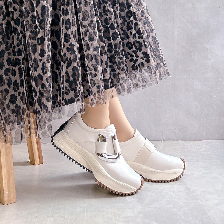 上品スニーカー メタルモチーフ 厚底スニーカー | Noubel Voug Relax | 詳細画像18 