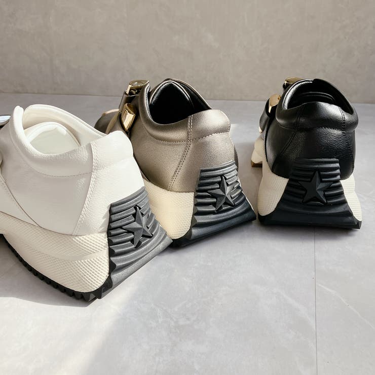 上品スニーカー メタルモチーフ 厚底スニーカー | Noubel Voug Relax | 詳細画像5 