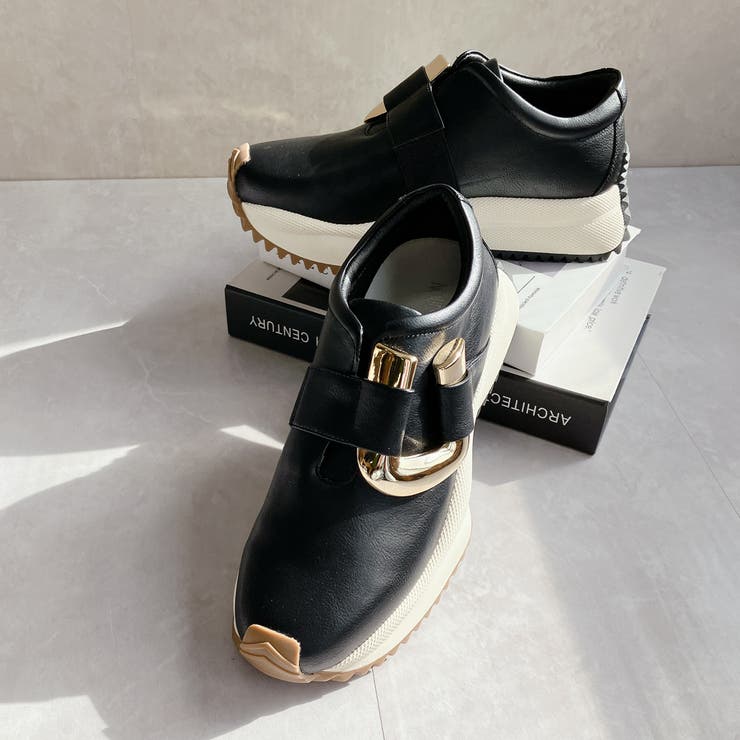 上品スニーカー メタルモチーフ 厚底スニーカー | Noubel Voug Relax | 詳細画像6 