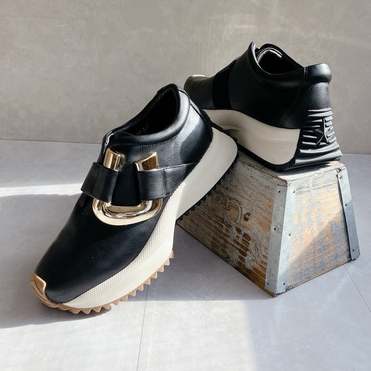 上品スニーカー メタルモチーフ 厚底スニーカー | Noubel Voug Relax | 詳細画像8 