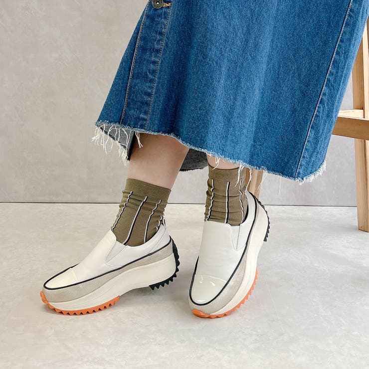 厚底 カジュアル スリッポン スニーカー | Noubel Voug Relax | 詳細画像54 