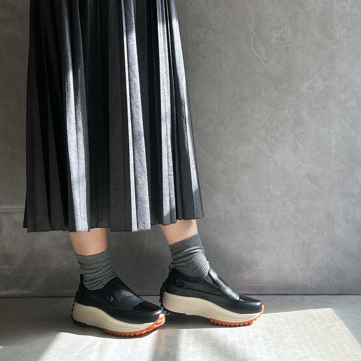 厚底 カジュアル スリッポン スニーカー | Noubel Voug Relax | 詳細画像56 