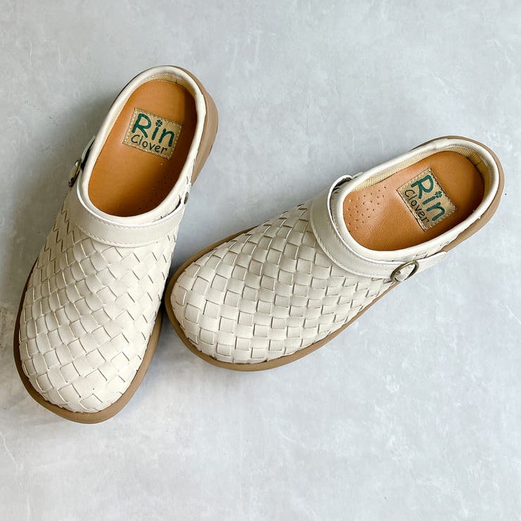 Rin Clover 厚底 編み込み サボサンダル | Noubel Voug Relax | 詳細画像8 