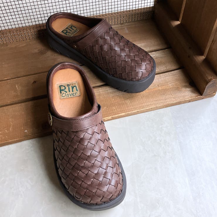 Rin Clover 厚底 編み込み サボサンダル | Noubel Voug Relax | 詳細画像21 