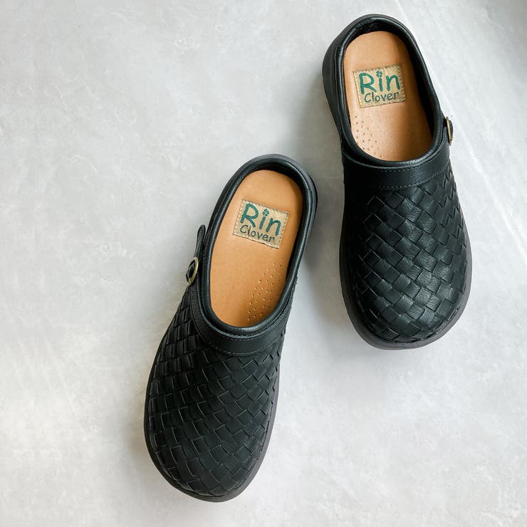 Rin Clover 厚底 編み込み サボサンダル | Noubel Voug Relax | 詳細画像5 