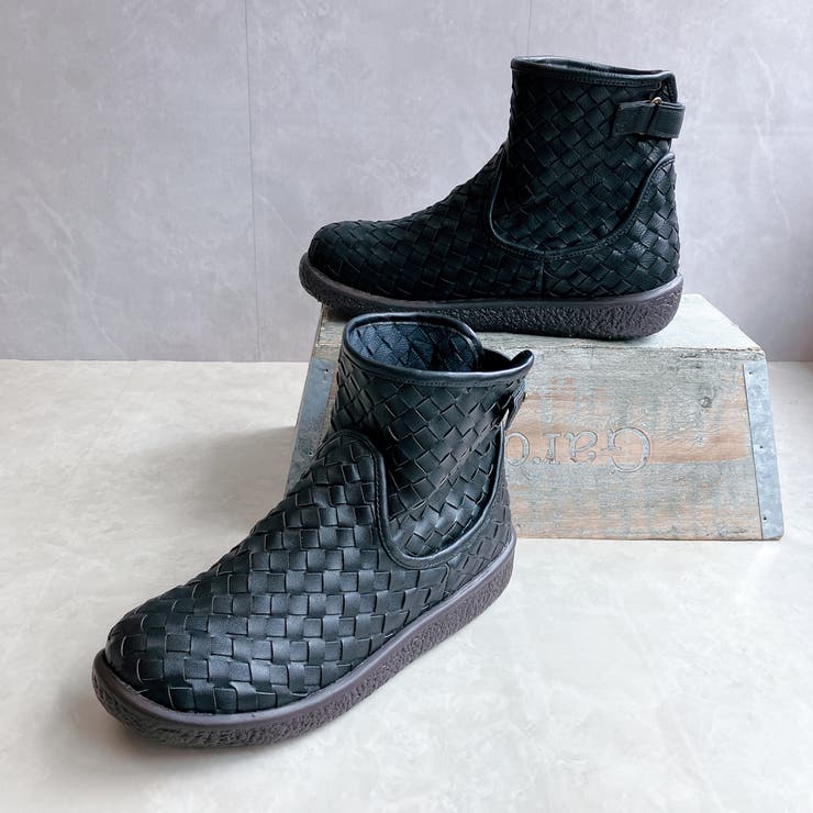 Rin Clover 厚底 編み込み ショートブーツ | Noubel Voug Relax | 詳細画像8 