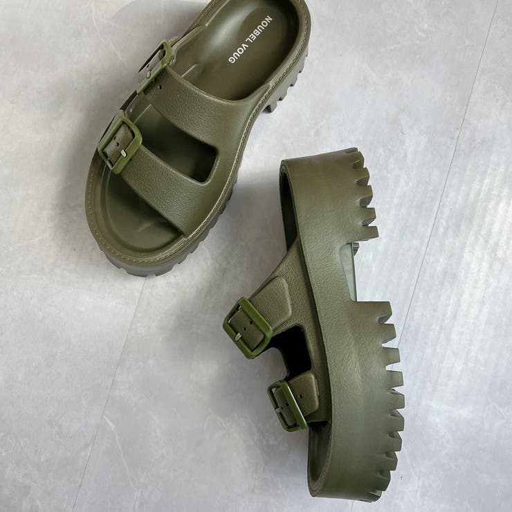 厚底タンクソール ダブルベルトサンダル | Noubel Voug Relax | 詳細画像16 