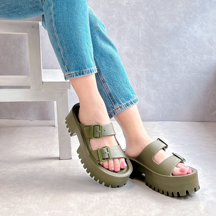 厚底タンクソール ダブルベルトサンダル | Noubel Voug Relax | 詳細画像20 