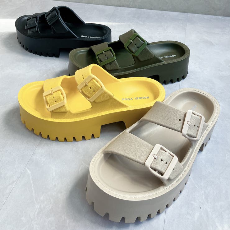 厚底タンクソール ダブルベルトサンダル | Noubel Voug Relax | 詳細画像3 