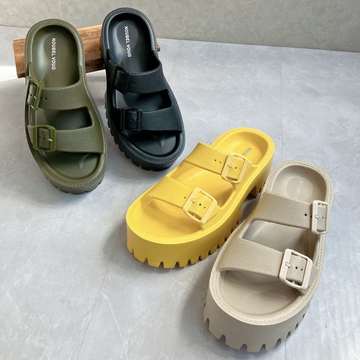 厚底タンクソール ダブルベルトサンダル | Noubel Voug Relax | 詳細画像4 