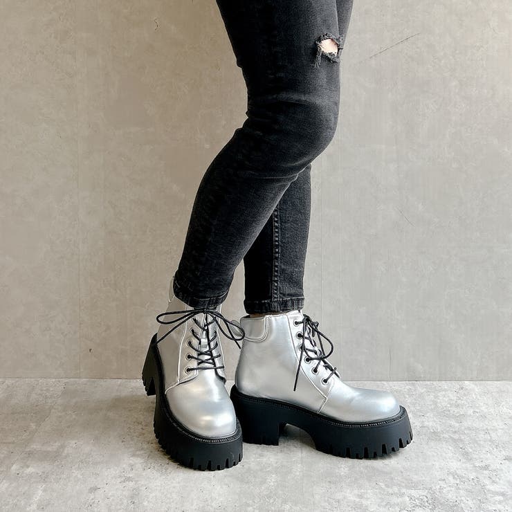 厚底 トラックソール レースアップ ワークブーツ | Noubel Voug Relax | 詳細画像17 