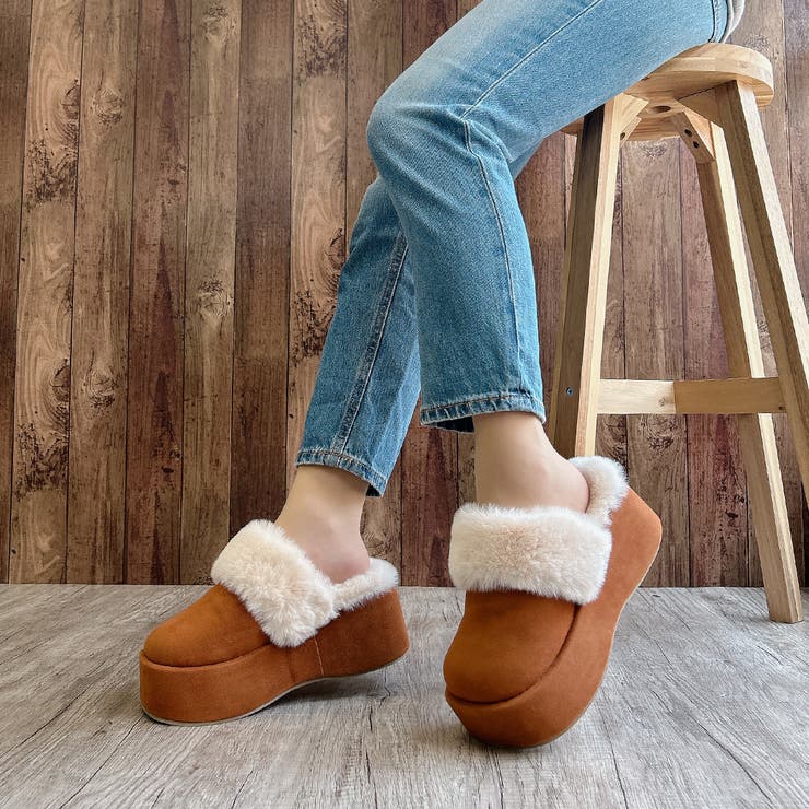 Moussy サボブーツ キャメル