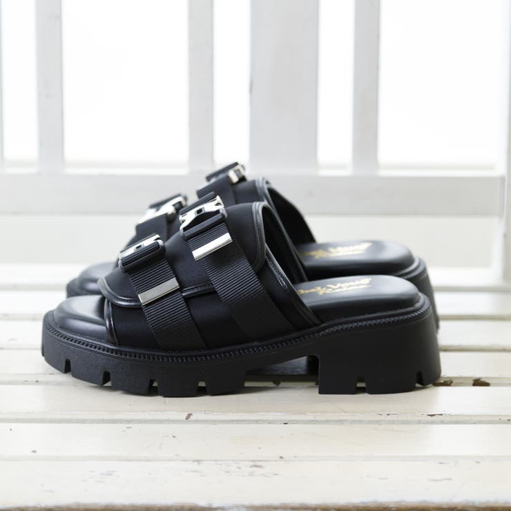 ダブルベルトトラックソールミュールサンダル | Noubel Voug Relax | 詳細画像5 