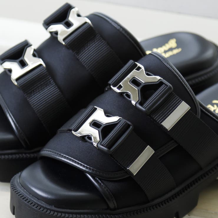 ダブルベルトトラックソールミュールサンダル | Noubel Voug Relax | 詳細画像6 