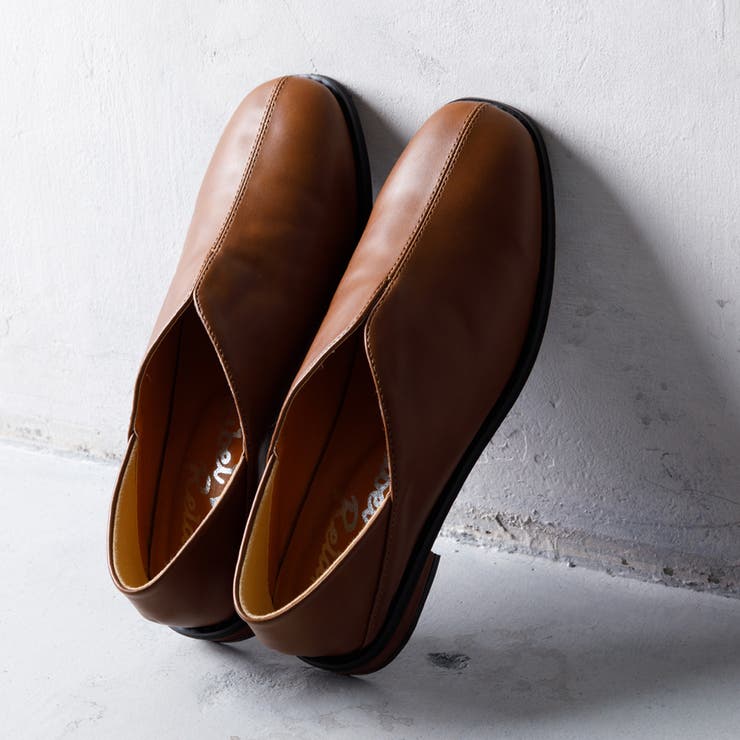 ラウンドトゥ バブーシュ パンプス[品番：NOVS0003271]｜Noubel Voug