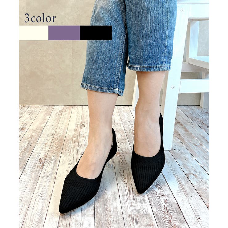 タイムセール!! 新品 UNITED NUDE クリアヒール パンプス クリアヒール ニット パンプス[品番：NOVS0000035]｜Noubel Voug