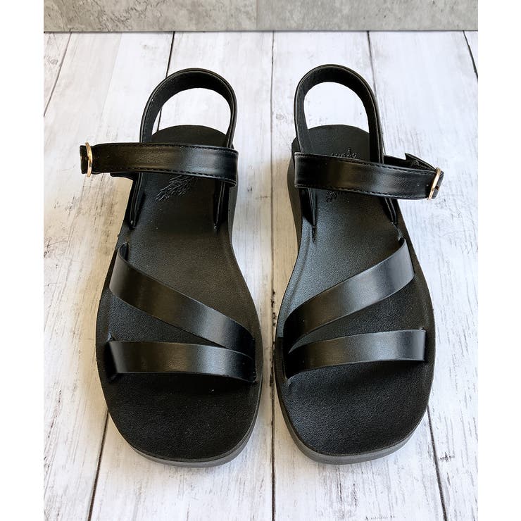 アシメデザインメニーストラップサンダル | Noubel Voug Relax | 詳細画像2 