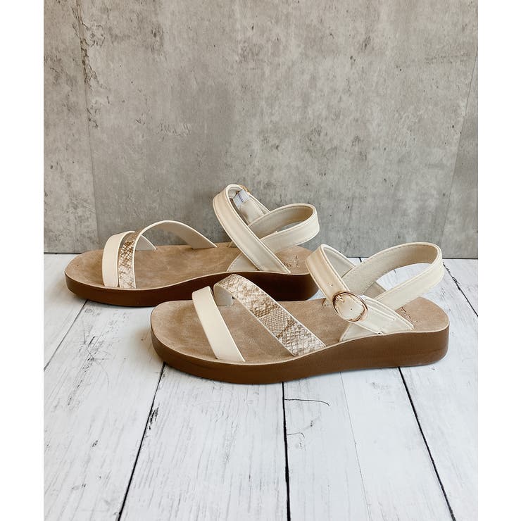 アシメデザインメニーストラップサンダル | Noubel Voug Relax | 詳細画像4 