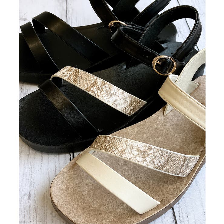 アシメデザインメニーストラップサンダル | Noubel Voug Relax | 詳細画像6 