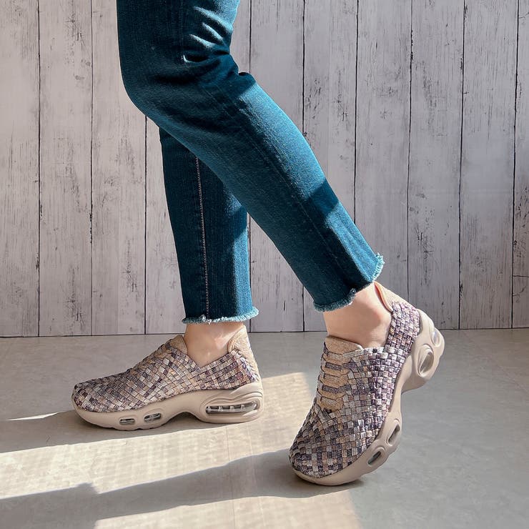 ブロンズミックス | Gomu56 洗える 極上 ダブルエアー 伸び伸び スニーカー | Noubel Voug Relax