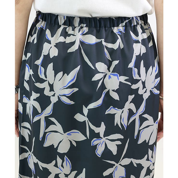 シャドーフラワーセミフレアロングスカート | FUNNY COMPANY＋  | 詳細画像23 