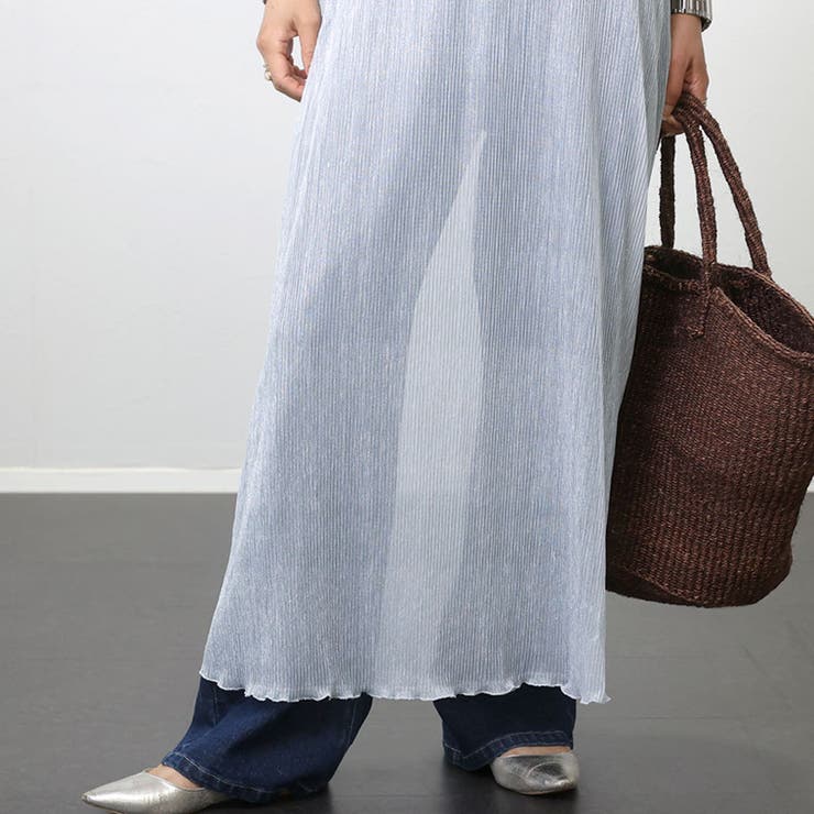 ラメプリーツセミフレアスカート  | FUNNY COMPANY＋  | 詳細画像9 