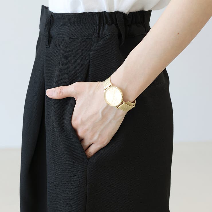 エステルツイルディープタックカーブパンツ | FUNNY COMPANY＋  | 詳細画像23 