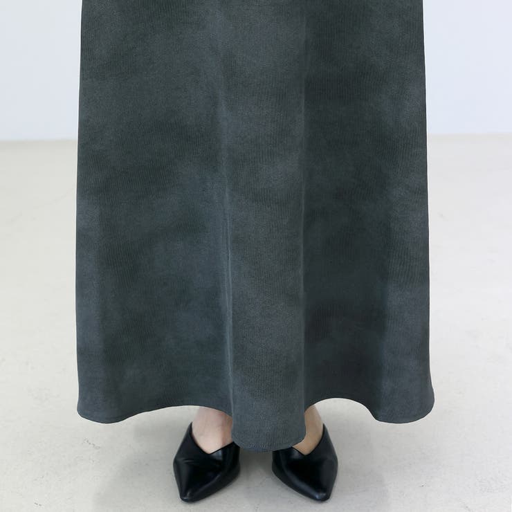 ニュアンス柄マットサテンロングスカート | FUNNY COMPANY＋  | 詳細画像24 