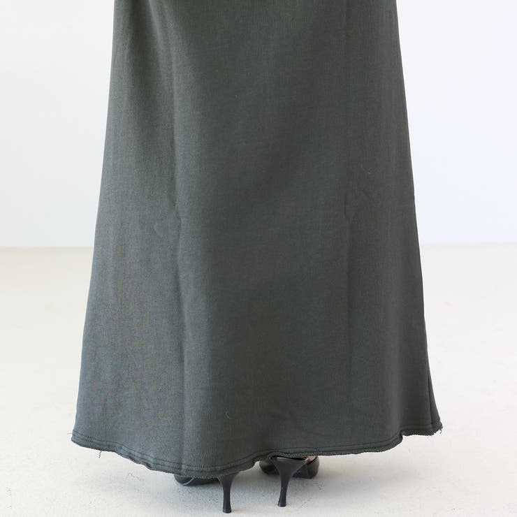 ドレープ切替裏毛ロングスカート | FUNNY COMPANY＋  | 詳細画像24 