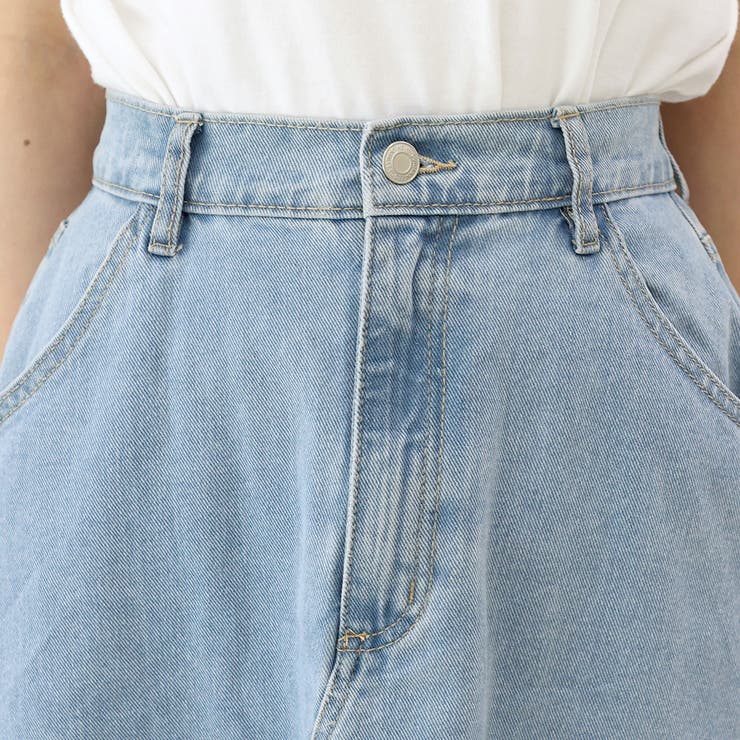 12.5oz裾フリンジデニムロングスカート | FUNNY COMPANY＋  | 詳細画像21 