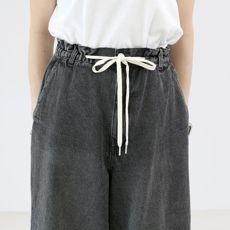 ドロストデニムワイドパンツ | FUNNY COMPANY＋  | 詳細画像21 
